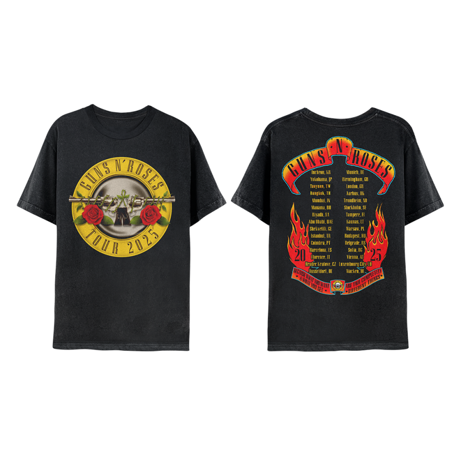 Bullet Logo Tour 2025 T-Shirt