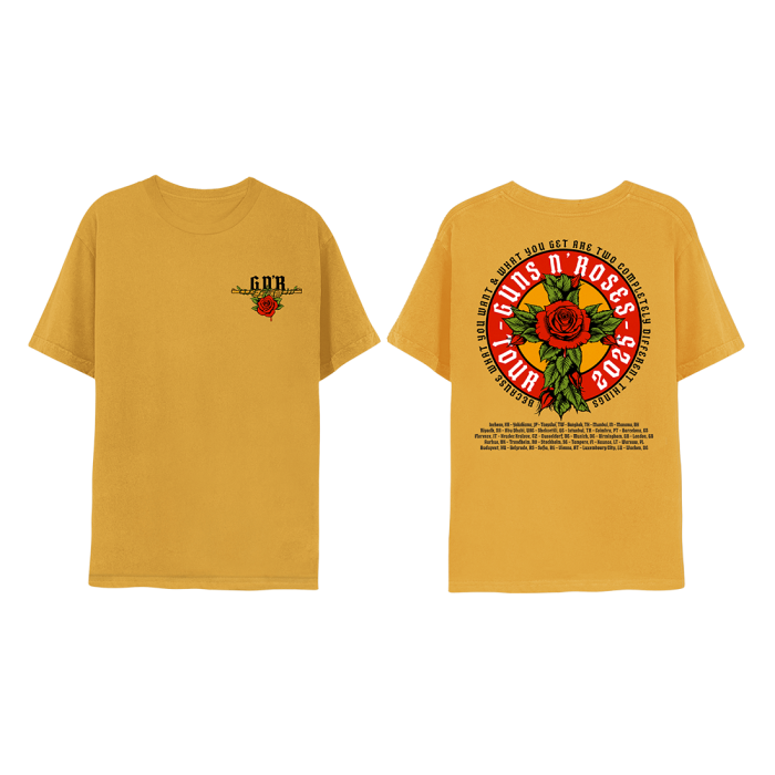 Rose Cross Gold T-Shirt