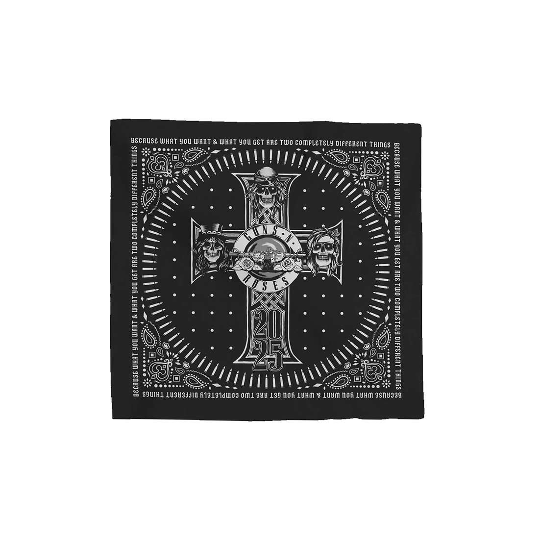 Black Cross Bandana